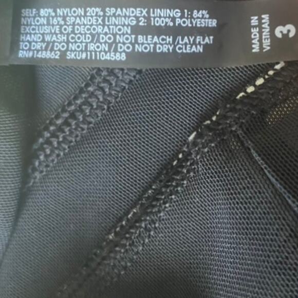 Torrid Vixen Underwire One Piece Swimsuit Size 3 Green Palms Cutout Mesh Push Up - Picture 6 of 12